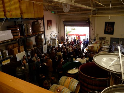 The crowd at Stomping Girl Wines Party